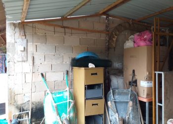 Lokasi bengkel las meninggalnya Gilang, f : mael/detak.media