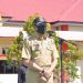Bupati Natuna, Abdul Hamid Rizal Saat Menjadi Insfektur Apel Persiapan