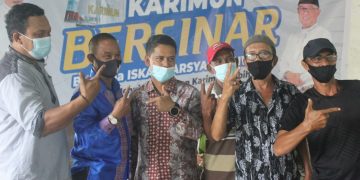 Paslon BERSINAR (Bersama Iskandar-Anwar) bersama pendukung, f : ist