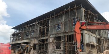 Proses Pembangunan Puskesmas Sei Jang.