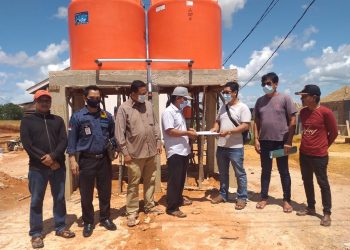 Penyerahan dari developer kepada pihak warga perumahan, f :mael/detak.media