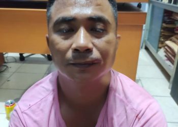 Pelaku pencurian sepeda motor di Tanjungpinang yang diamankan oleh pihak kepolisian, pelaku merupakan warga Kota Batam, f : ist