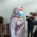 Anggota DPRD Tanjungpinang, Rini Pratiwi seusai menggelar sidang agenda tuntudi PN Tanjungpinang, f : mael/detak.media
