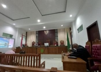 Suasana sidang vonis Nguan Seng, f ; Mael/detak.media