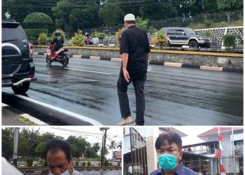 Tiga orang mantan Anggota DPRD Tanjungpinang seusai dipanggil Jaksa, limar (atas) Said Inderi (kiri), dan Hot Asi Silitonga (kanan), f : klose/mael/Detak.media