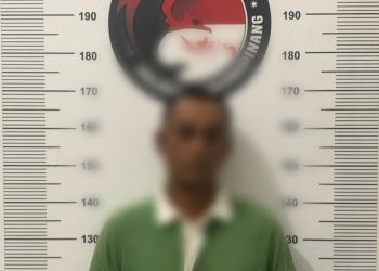 Tersangka yang diamankan oleh Satresnarkoba Polres Tanjungpinang, f : ist