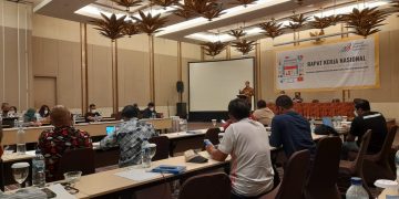 Pemaparan Dewan Etik AMSI Pusat, Yosep Adi Prasetio qtau yang akrab disapa Stenly,  f : detak.media