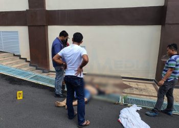 Jezanah saat ditemukan di Samping Hotel CK Tanjungpinang, foto :ist/detak.media