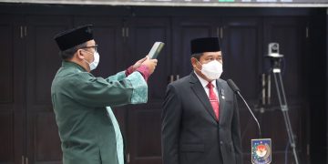 Sekjen Kemendagri saat dilantik, f : ist