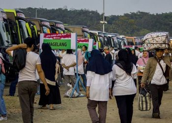 Ilustrasi mudik gratis.(KOMPAS.com/GALIH PRADIPTA).