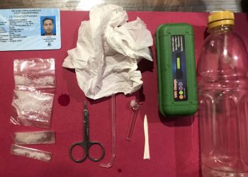 Satresnarkoba Polresta Tanjungpinang, Satresnarkoba Tanjungpinang
Caption : Alat bukti yang diamankan dari tangan pelaku, foto : ist