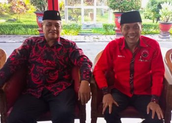 Ketua DPRD Kabupaten Blitar Suwito (kanan) saat ditemui seusai acara, foto : Dani ES/detak.media