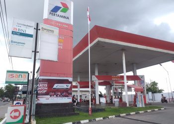 SPBU Jalan MT Haryono KM 3 Tanjungpinang, foto : Mael/detak.media