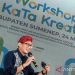 Menteri Pariwisata dan Ekonomi Kreatif Sandiaga Uno dalam kegiatan Workshop Peningkatan Inovasi dan Kewirausahaan di Tanean Sumenep Eatery, Kabupaten Sumenep, Jawa Timur, Selasa (24/5/2022). ANTARA/HO-Kemenparekraf/am.