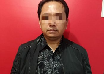 Eris Hendra Buana sat diamankan oleh Satreskrim Polresta Tanjungpinang, foto : ist