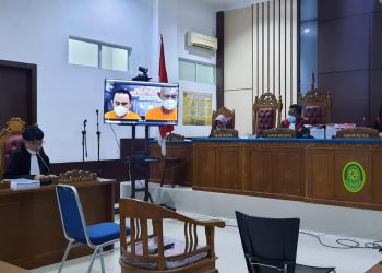 Suasana sidang tuntutan di PN Tanjungpinang, foto : Mael/detak.media