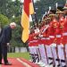 Presiden Jokowi menyambut Presiden Republik Federal Jerman Frank-Walter Steinmeier, di Istana Kepresidenan Bogor, Jawa Barat, Kamis (16/06/2022). (Foto : Humas Setkab/Rahmat)