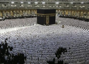 Kemenag memastikan badal haji akan diberikan kepada jemaah Indonesia yang meninggal dunia ketika menunaikan ibadah haji di Arab Saudi. Ilustrasi (AFP/ABDEL GHANI BASHIR)