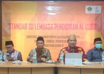 Workshop Penyusunan Standar Isi Lembaga Pendidikan Al-Qur'an, foto : ist