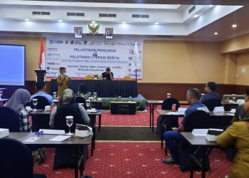 Suasana Pelatihan Literasi Berita Untuk Publik yang digelar AMSI Kepri, foto :  Mael/Detak.media