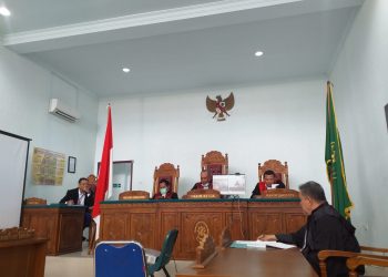 Suasana Sidang Tuntutan Terdakwa Endah di PN Tanjungpinang, foto : Mael/detak.media