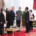 Presiden Jokowi terima delegasi Dewan Bisnis AS-ASEAN, Rabu (24/08/2022), di Istana Negara, Jakarta. (Foto : BPMI Setpres/Kris)