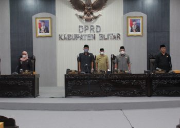 Rapat Paripurna tanggapan Bupati atas pandangan umum fraksi, terhadap perubahan APBD 2022, foto : Dani ES/detak.media