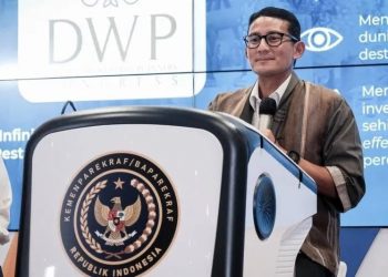 Menteri Pariwisata dan Ekonomi Kreatif Sandiaga Uno The Weekly Brief with Sandi Uno, Jakarta, Senin (19/9/2022). ANTARA/HO-Kemenparekraf