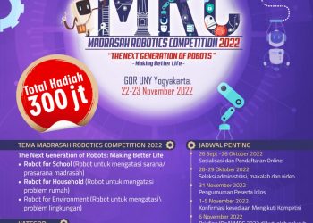 Syarat dan pendaftaran Kompetisi Robotik Madrasah 2022, foto  : ist