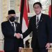 Wapres Ma’ruf Amin melakukan kunjungan kehormatan kepada PM Jepang Fumio Kishida, di Istana Akasaka, Tokyo, Senin (26/09/2022). (Foto: BPMI Setwapres)