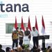 Presiden Jokowi meresmikan Pabrik PT Etana Biotechnologies Indonesia, di Kawasan Industri Pulogadung (JIEP), Jakarta, Jumat (07/10/222). (Foto: Humas Setkab/Rahmat)