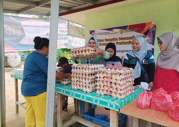 Suasana Bazar Murah di Pasar Tani Jalan Hang Lekir Tanjungpinang, foto : ist