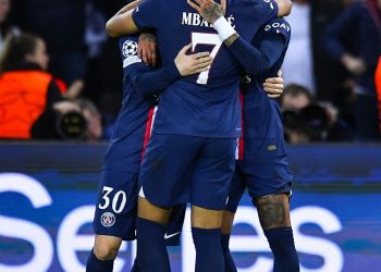 Messi, Neymar dan Mbappe saat Merayakan Gol di Parc Des Princes, Prancis, pada Rabu (26/10/2022) dini hari tadi, foto : Instagram PSG
