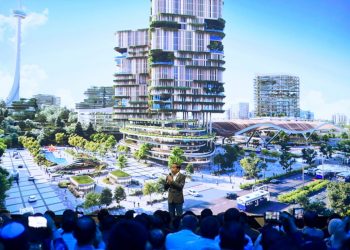 Presiden Jokowi pada acara Ibu Kota Nusantara Sejarah Baru Peradaban Baru di The Ballroom Djakarta Theater, Jakarta, Selasa (18/10/2022). (Foto: BPMI Setpres/Muchlis Jr)