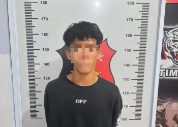 Yoga usai Diamankan Unit Reskrim Polresta Tanjungpinang, foto : ist