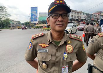 Kabid Ketertiban Umum dan Ketentraman Masyarakat Satpol PP Kota Tanjungpinang, Teguh Susanto, foto : Mael/detak.media