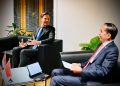 Presiden Jokowi melakukan pertemuan bilateral dengan PM Belanda Mark Rutte, di Gedung Europa, Brussels, Rabu (14/12/2022). (Foto: BPMI Setpres)