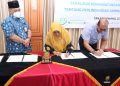 Penandatanganan Nota Kesepakatan, antara Walikota Tanjungpinang dan Kepala BPJS Ketenagakerjaan, foto: ist