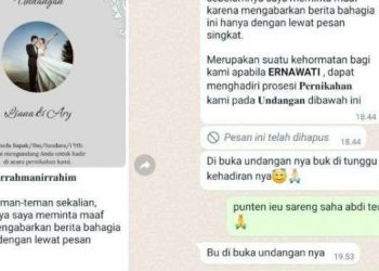 Waspada modus penipuan baru mengunakan link undangan pernikahan. (Foto: Istimewa)