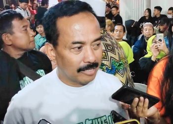 Sosok mantan Walikota Blitar Samanhudi yang di tangkap oleh Polda Jatim, foto: Dani ES/detak.media