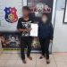Pelaku AK (18) dan Korban WA (22) saat Berdamai di Mapolsek Tanjungpinang Timur, foto: ist