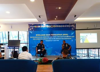 KSOP saat Melakukan Rapat Evaluasi Persiapan Posko Angkutan Lebaran 2023, foto: Mael/detak.media