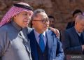Menteri Perdagangan Zulkifli Hasan dan Mendag Arab Saudi Majid bin Abdullah Al-Qasabi saat melakukan pertemuan bilateral di Arab Saudi, Minggu (22/1/2023). ANTARA/HO-Humas Kemendag.