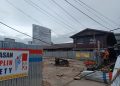 Lokasi Proyek Pembangunan Pasar Baru Blok B dan C, Jalan Gambir Tanjungpinang, foto: Mael/detak.media