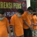 Empat Pelaku saat Berada di Mapolsek KKP Polresta Barelang, foto: ist