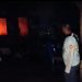 Petugas DPKP Tanjungpinang saat Berusaha Memadamkan Api, foto: Mael/detak.media