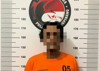 Salah seorang Pelaku Narkoba yang Diamankan Satresnarkoba Polresta Tanjungpinang, foto: ist
