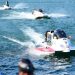 Balapan F1 SuperBoat di Danau Toba (Foto: BPMI Setpres)