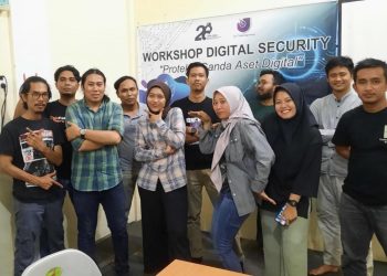Peserta Pelatihan Digitak Securitiy saat Foto Bersama, foto: ist. Dok AJI Tanjungpinang