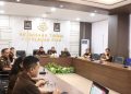 Kejati Kepri, Rudi Margono serta Kajari Batam dan Karimun saat Mengikuti Video conference, foto: ist